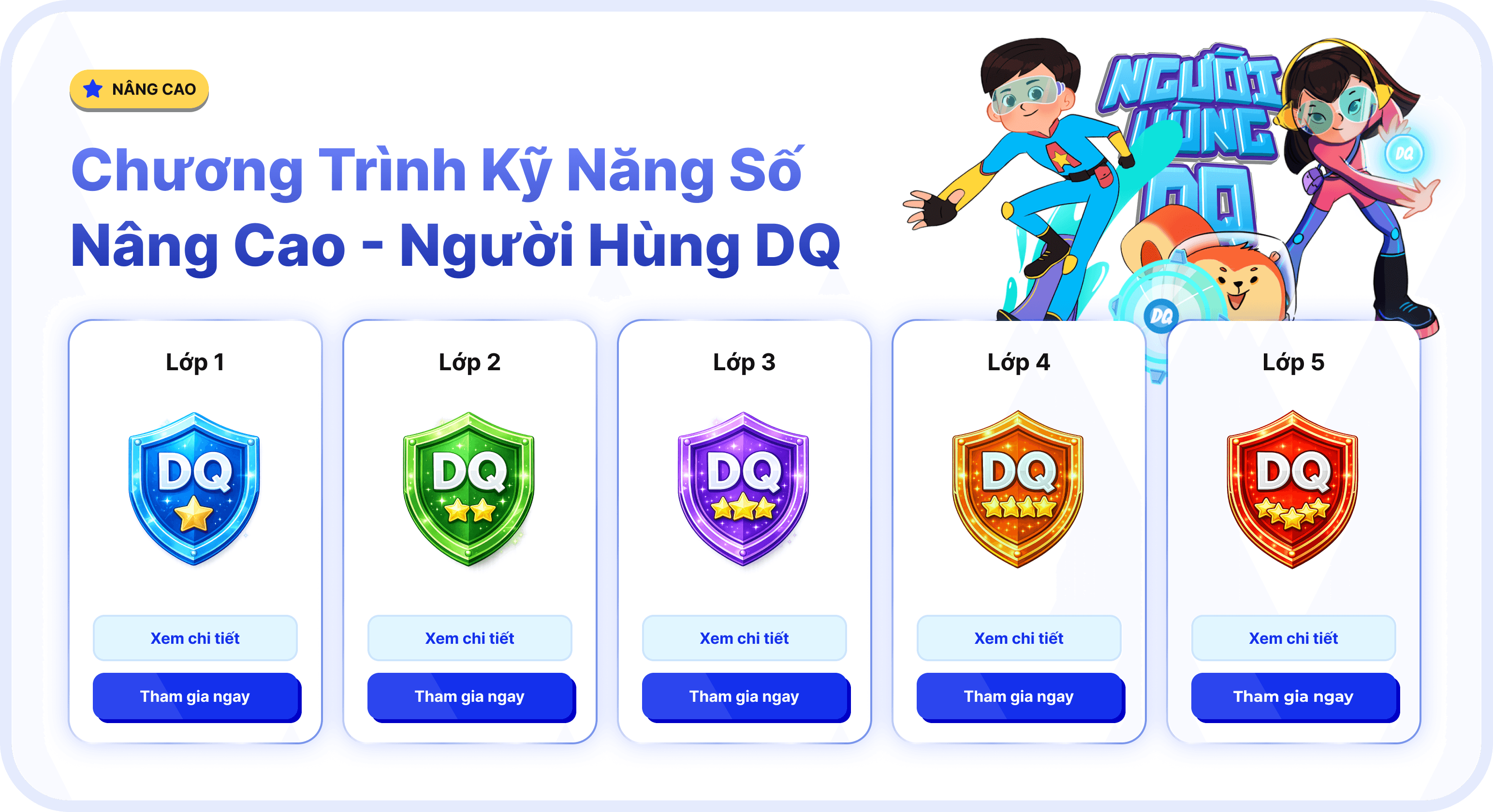 Chương trình kỹ năng số nâng cao - Người hùng dQ